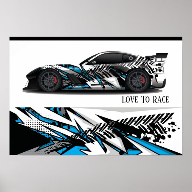 Auto Racing Poster (Vorne)