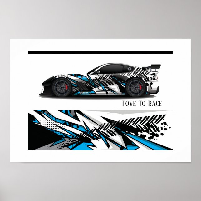 Auto Racing Poster (Vorne)