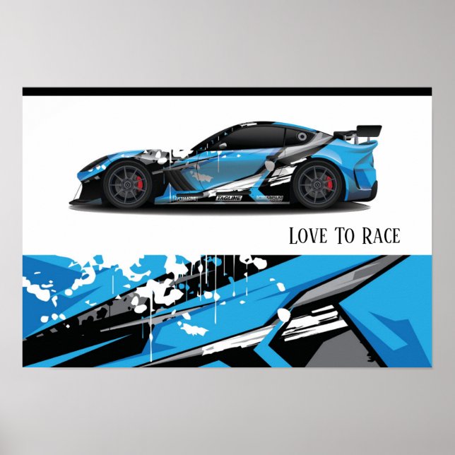 Auto Racing Poster (Vorne)