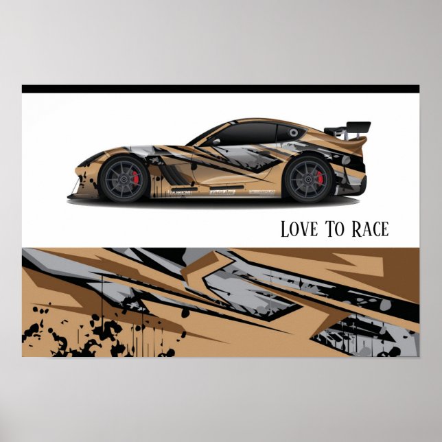 Auto Racing Poster (Vorne)