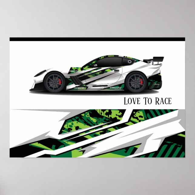 Auto Racing Poster (Vorne)
