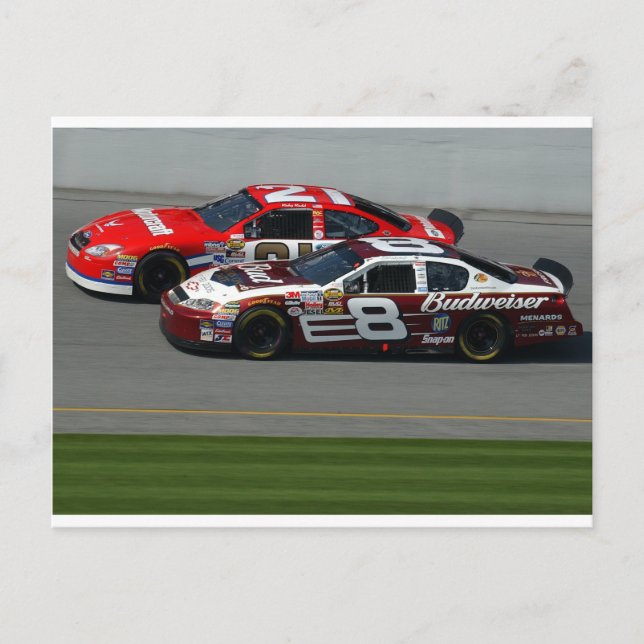 Auto Racing Postkarte (Vorderseite)