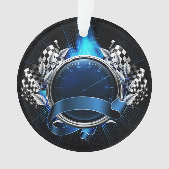 Auto Racing - Race Car Driver Ornament (Vorderseite)