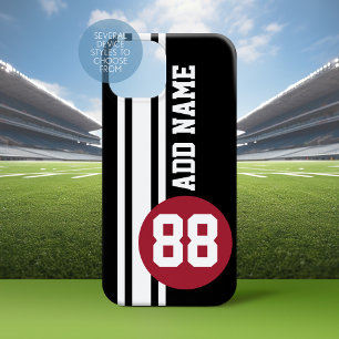 Auto Racing Stripes mit benutzerdefinierter Nummer Case-Mate iPhone Hülle