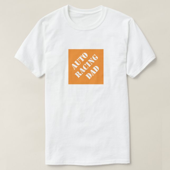 Auto Racing Vater Der sonnige Vater Humorischer Va T-Shirt (Design vorne)