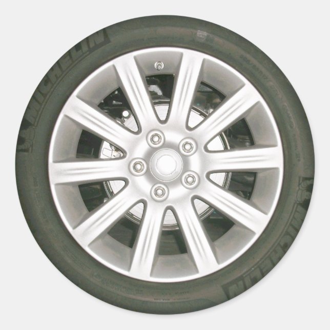 Auto Reifen/Rad Runder Aufkleber (Vorderseite)