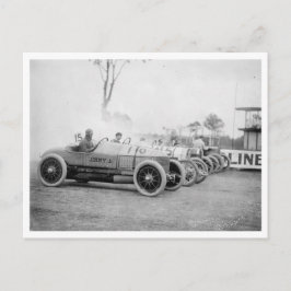 Auto Rennen bei Benning, Md. Postkarte