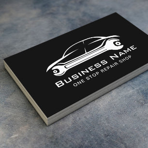 Auto Reparatur Auto & Schraubenzieher Automotive M Visitenkarte