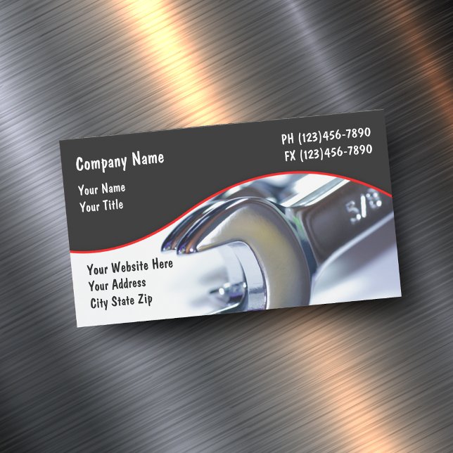 Auto Reparatur Business Card Magnet (Von Creator hochgeladen)