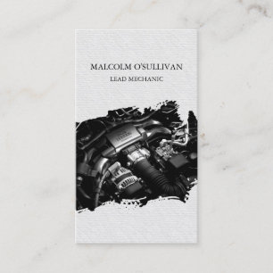 Auto Reparatur Mechanische Kraftfahrzeuge Motor Visitenkarte