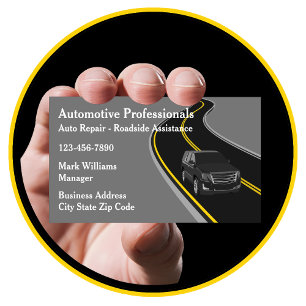 Auto-Reparatur-Roadside-Hilfe Visitenkarte