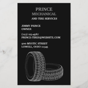 Auto-Reparatur von Reifen Flyer