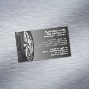 Auto-Reparatur von Reifen Magnetische Visitenkarte