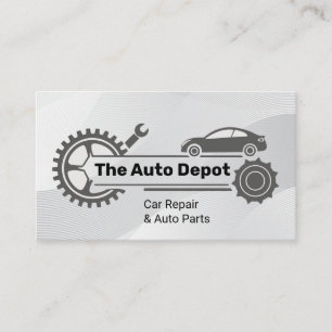 Auto-Reparatur Werkstatt   Mechaniker Visitenkarte