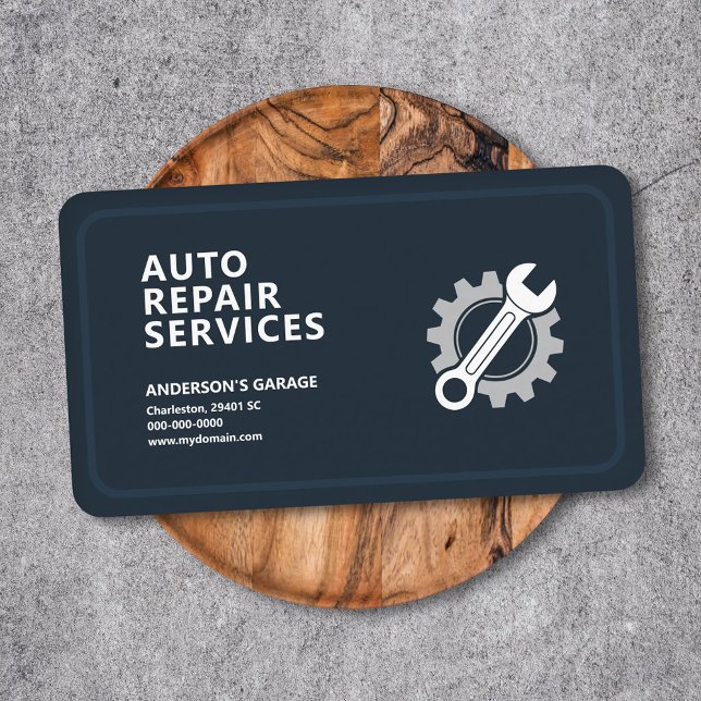 Auto-Reparaturdienste Visitenkarte (Auto Repair Services Business Card)