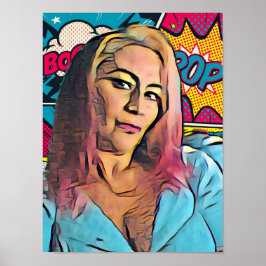 Auto Retrato Pop Art Poster