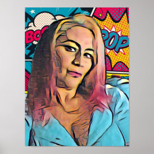Auto Retrato Pop Art Poster