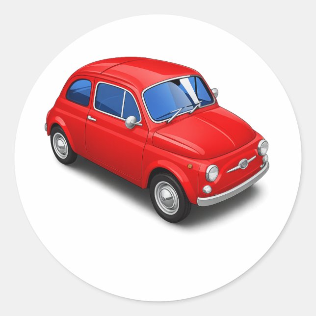 Auto Runder Aufkleber (Vorderseite)