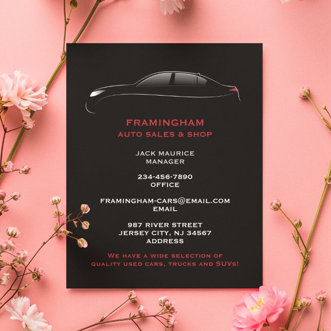 Auto Sale Bold Flyer (Von Creator hochgeladen)