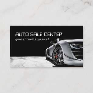 Auto Sale Car Deposit Business Card Visitenkarte