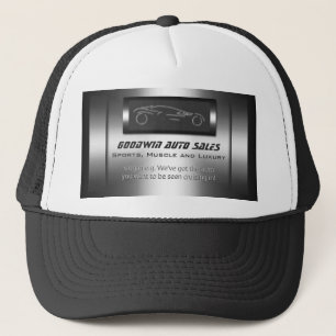 Auto Sales Giveaway - Imitate Metall, Silber Auto Truckerkappe