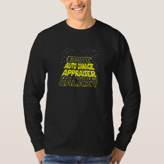 Auto-Schaden-Bewerter Coole Galaxie-Aufgabe T-Shirt