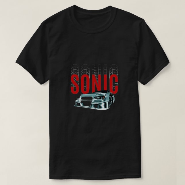 Auto-Shirt-Sonic T-Shirt (Design vorne)