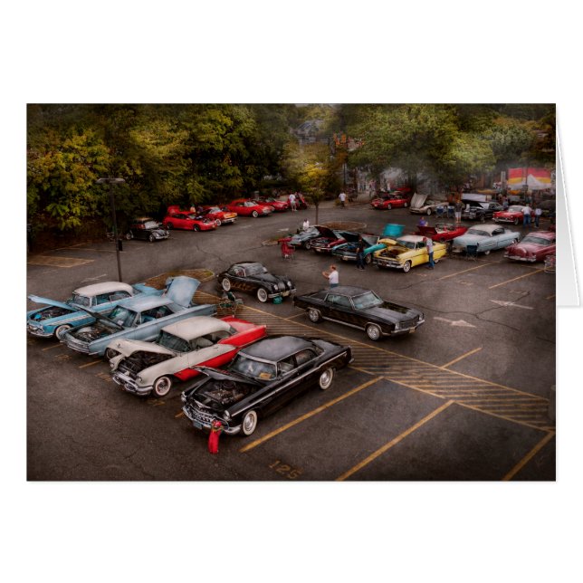 Auto - Show des antiken Autos (Vorderseite (Horizontal))
