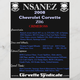 Auto Show Plaquer. Flyer