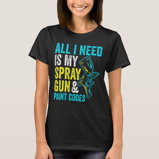 Auto-Spritzpistole 2 T-Shirt (Vorderseite)