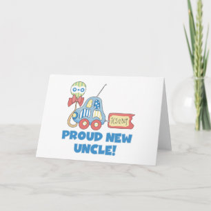 Auto Stolz neuer Onkel Es ist ein Junge Ankündigung