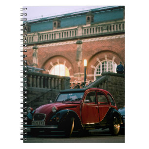 Auto Straße alt Vintage-Stil Straße Notizblock