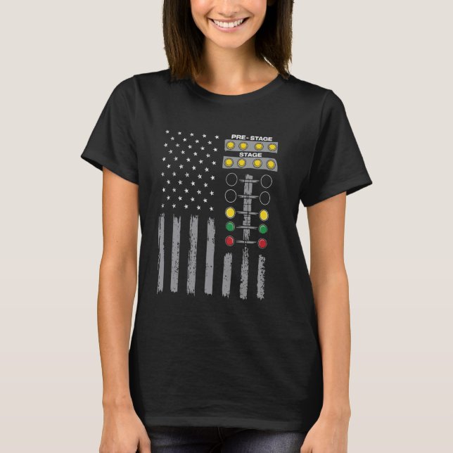 Auto Tree Light Racecar D T-Shirt (Vorderseite)