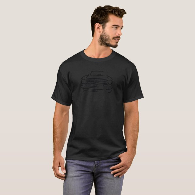Auto Triumphs TR6 TR Briten T-Shirt (Vorne ganz)