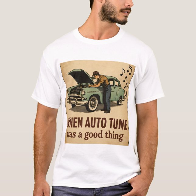 Auto-Tune lustiges T-Shirt (Vorderseite)