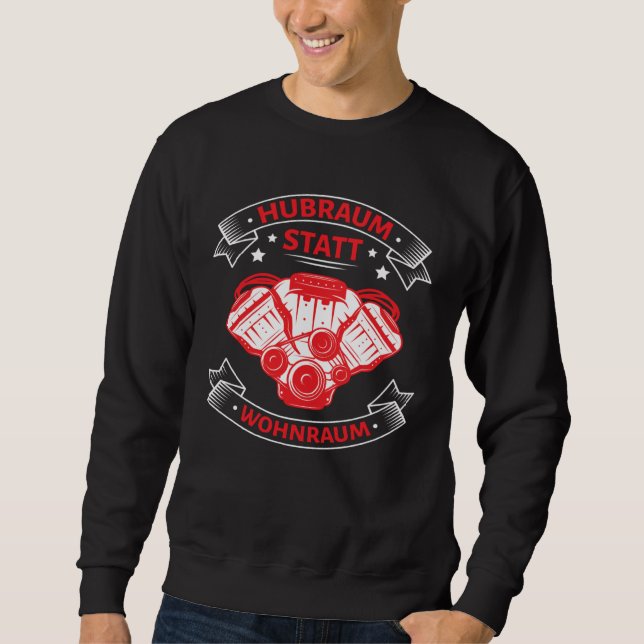Auto Tuner Outfit Car Mechanic Racing Car Tuning   Sweatshirt (Vorderseite)