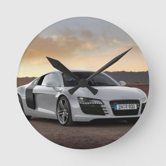 Auto-Uhr Runde Wanduhr (Vorderseite)