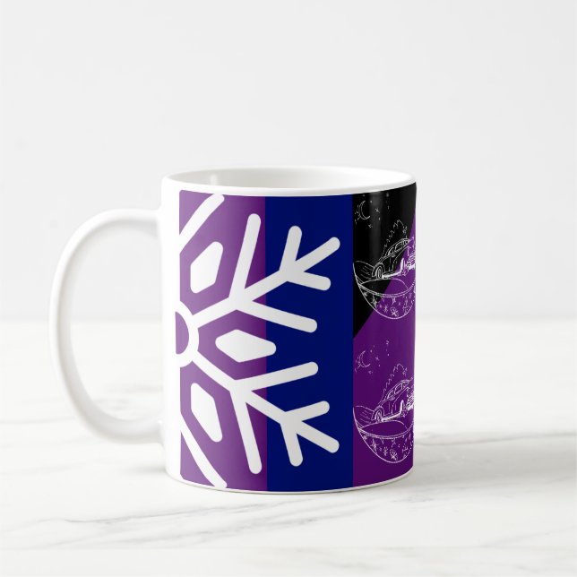 Auto und Baum Kaffeetasse (Links)
