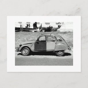 Auto und Lüfter Postkarte