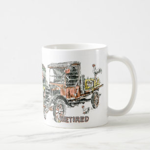 Auto: Verfallene Fahrzeuge Kaffeetasse