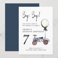Auto von jedem Alter Geburtstag Parade Retro 7. Au