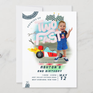 Auto wächst zwei schnell einladung