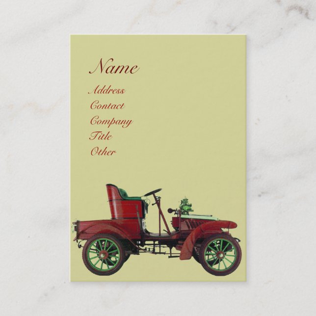 AUTO-WIEDERHERSTELLUNG , AUTOMOTIVE, Kfz-Reparatur Visitenkarte (Vorderseite)