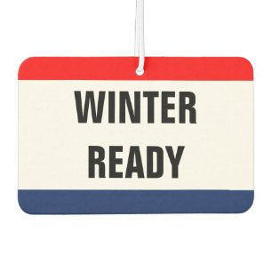 Auto Winter Ready Promo Signage individuell einste Autolufterfrischer