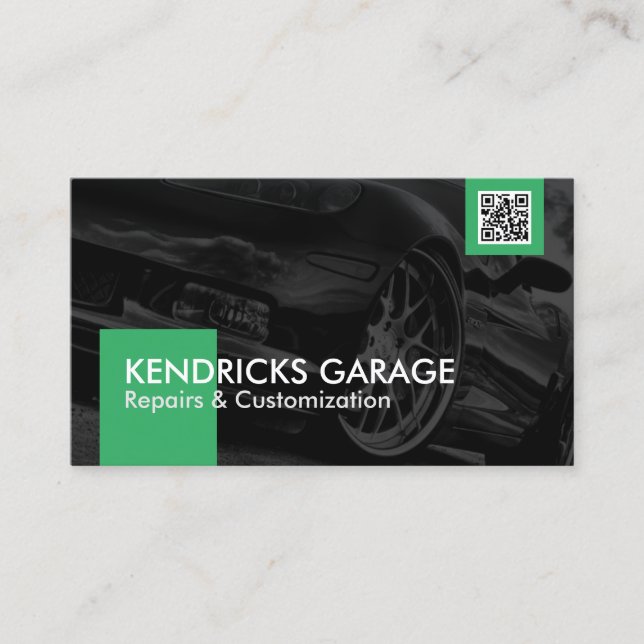 Auto Workshop Mechanische Reparatur Auto Gold Icon Visitenkarte (Vorderseite)