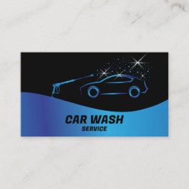 Autoabwasch-Service-Druck Auto im Detail Visitenkarte