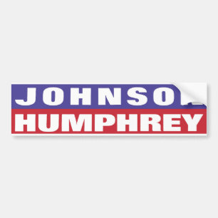 Autoaufkleber 1964 Johnsons Humphrey