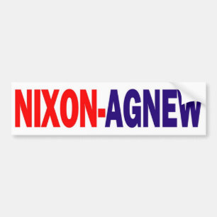 Autoaufkleber 1968 Nixon Agnew