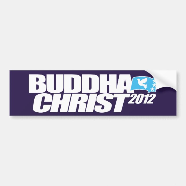 Autoaufkleber 2012 Buddhas Christus (Vorne)