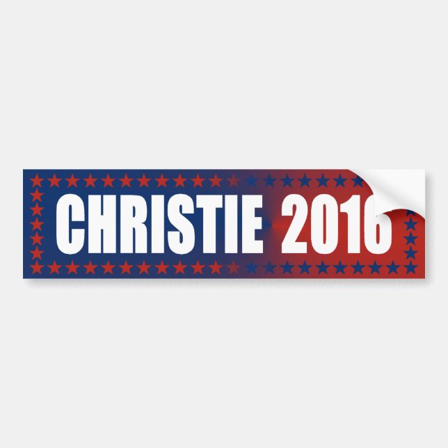 Autoaufkleber 2016 Chris Christie (Vorne)